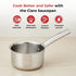 Vinod Claro Heavy Gauge Stainless Steel Sauce Pan Plain 1.5 mm Capacity 900 ml