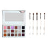 Praush Eyeshadow Palette + Eye Brush Set (5 pcs) Bundle
