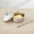 Vinod Stainless Steel Butter Pot with Butter Knife and Lid 100 gram Capacity Highest Grade Steel Rust Free Dishwasher Safe Tough Build