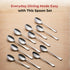 Vinod Decora Stainless Steel Dessert Spoon Set of 12 Piece Heavy Gauge Steel Mirror Finish Rust Free Tough Strong and Durable