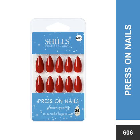 Shills Professional Glossy Solid Color Nails Sharp Almond(SPN605-SPN630)