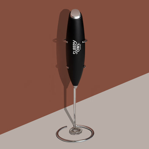 Sleepy Owl Coffee Coffee Frother - Black