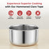 Vinod Claro Heavy Gauge Stainless Steel Tope Plain 1.5 mm Capacity 6300 ml