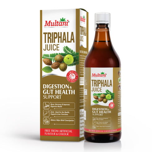 Multani Pharmaceuticals Limited Multani Naturals Triphala Juice 1 Litre Ayurvedic Herbal Detox Juice for Digestion Immunity & Gut Health