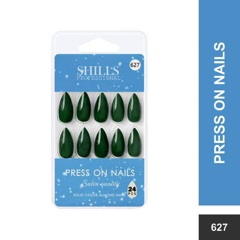 Shills Professional Glossy Solid Color Nails Sharp Almond(SPN605-SPN630)