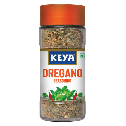 Keyafoods Keya Oregano Seasoning All Natural & Healthy Spice Blend for Pizza Pasta & More Glass Bottle Premium Herbs and Spices Contains Freeze dried herbs Export Quality No Preservatives The rich aroma that lasts