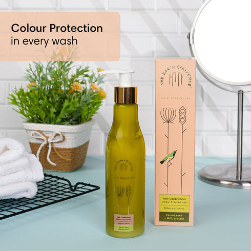 Theearthcollective in Colour Treated Hair Conditioner Carrot Seed & Milk Protein