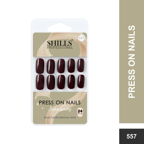 Shills Professional Glossy Solid Color Nails Square(SPN553-SPN578)