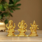 Brass Lgs On Same Base God Idol Statue 0.26Kg