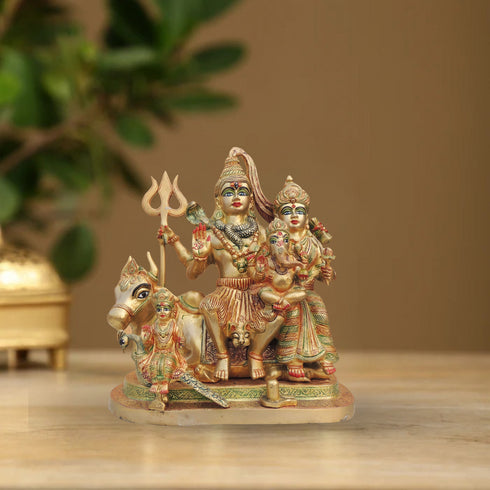 Brass Shiv Parivar Murti | Shiv Family Idol14Kg