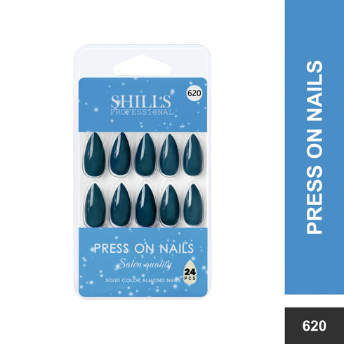 Shills Professional Glossy Solid Color Nails Sharp Almond(SPN605-SPN630)