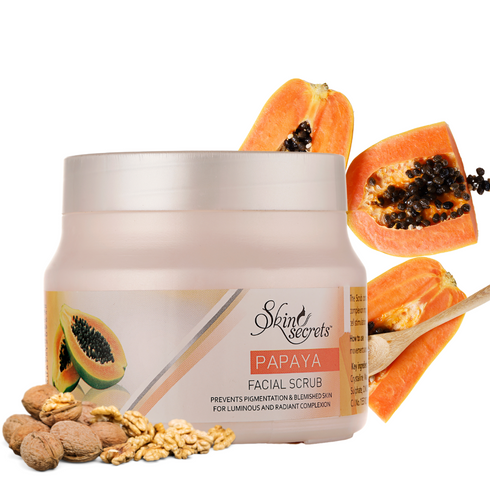 Skin Secrets Papaya Facial Scrub with Papaya Extract