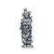 Pure Silver Antique Radha Idol Standing 33.82G By Mahita Collections