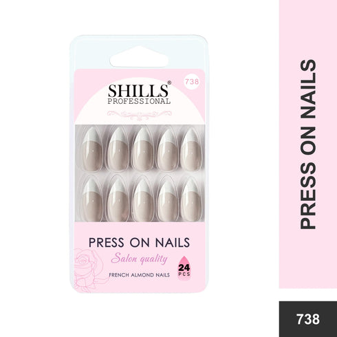 Shills Professional French Nails Sharp Almond (SPN734-SPN746)