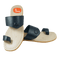 Vhaanfootwear Gandhi Binawadi Soft Leather Black Color Kolhapuri chappal by vhaan