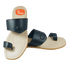 Vhaanfootwear Gandhi Binawadi Soft Leather Black Color Kolhapuri chappal by vhaan