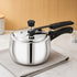 Vinod Doniv Titanium Triply Stainless Steel Pressure Cooker 3 Ltr Inner Lid Induction Friendly