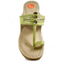 Vhaanfootwear Pastel Green Ladies Color Kolhapuri