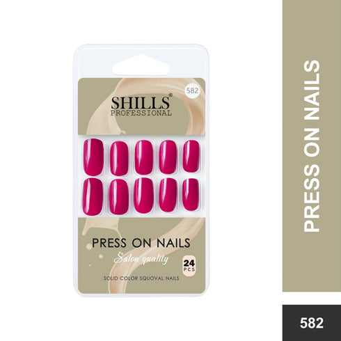 Shills Professional Glossy Solid Color Nails Square(SPN579-SPN604)