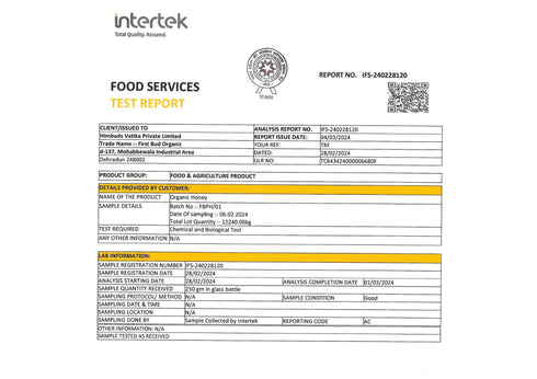 First Bud Organics First Bud Organics Pahadi Honey 250 gms