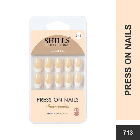 Shills Professional Press On Nail Arts Oval(SPN708-SPN720)