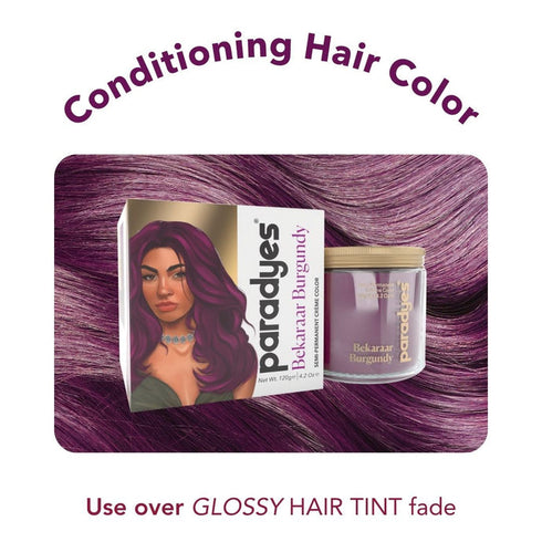 Paradyes Bekaraar Burgundy Semi-Permanent Hair Color