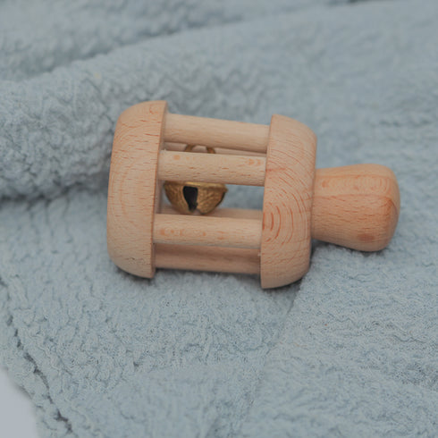 Ariro Toys Wooden Bell Rattle