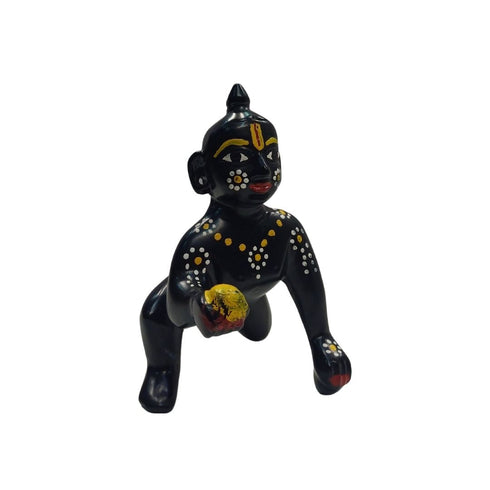 Tamas Brass Black Laddu Gopal - Thakur Ji Statue/Idol