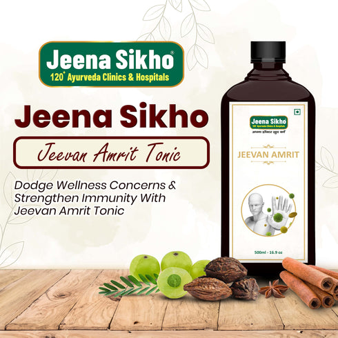 Jeena Sikho Jeevan Amrit Syrup Ayurvedic Immunity and Energy Support