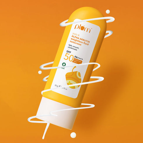 Plum Yuzu & Alpha Arbutin SPF 50 Weightless Fluid Sunscreen
