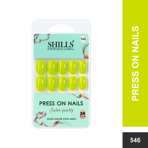 Shills Professional Glossy Solid Color Nails Oval(SPN527-SPN552)