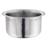 Vinod Stainless Steel Claro Hammered Tope Patila Set of 3 Capacity 1.8 Liter 3 Liter and 4.6 Liter