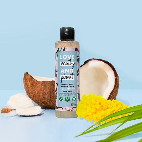Love Beauty And Planet Coconut Water and Mimosa Flower Body Wash