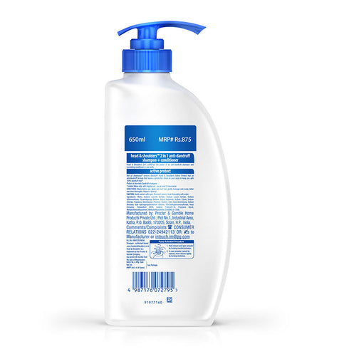 Head & Shoulders 2 in 1 Active Protect Anti Dandruff Shampoo + Conditioner