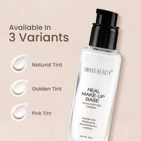 Swiss Beauty Real Make-Up Base Highlighting Primer - 01 Natural Tint