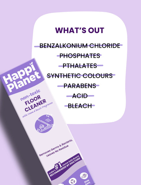 Happi planet store Natural Herbal Floor Cleaner