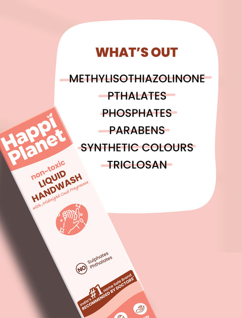 Happi Planet Natural Liquid Handwash Refill 1L Pack