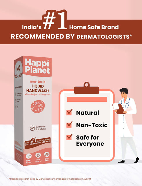 Happi planet store Natural Liquid Handwash Refill 2L Pack