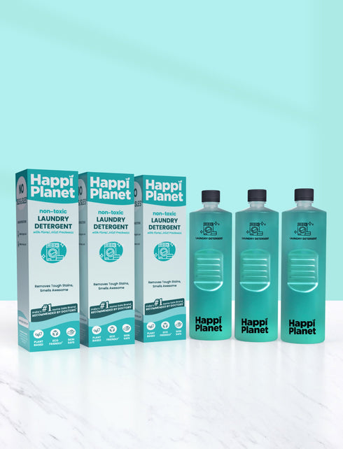 Happi planet store Natural Laundry Detergent Liquid 3L Pack