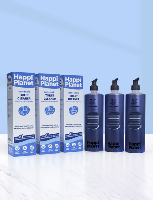 Happi planet store Non Toxic Toilet Cleaner Liquid