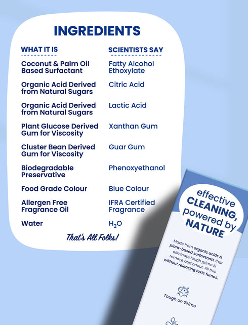 Happi planet store Non Toxic Toilet Cleaner Liquid