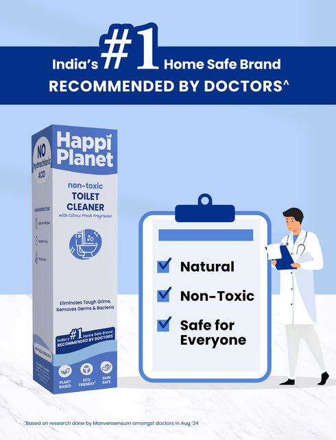 Happi Planet eco friendly toilet cleaner 3l pack