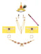 Raj Fancy Dresses Baby Krishna Janmashtami Full Jewellery Kids