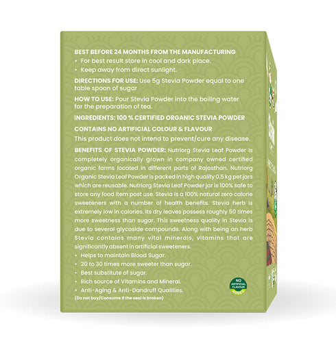 Nutriorg Sweet Leaf Stevia