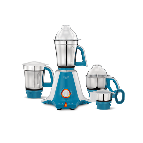 Preethi Aries Mixer Grinder - 750 W - 4 Jars - Lifelong Free Service