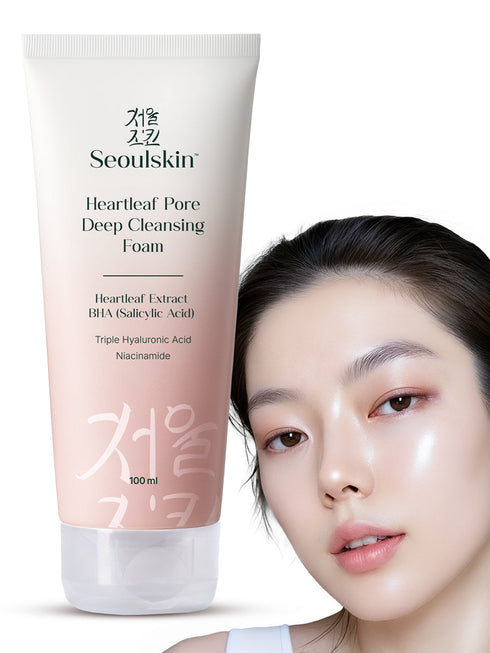 SEOULSKIN Heartleaf Pore Deep Cleansing Foam
