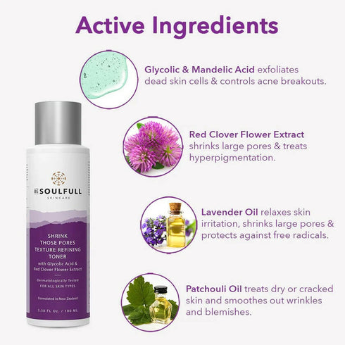 Be Soulfull Shrink Those Pores Texture Refining Toner