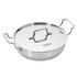 Vinod Doniv 3 Piece Majestic Sandwich Bottom Cookware Set 1 Piece Kadhai with Lid 24 cms 1 Piece Sauce Pan with Lid 14 cms and 1 Piece Fry Pan 20 cms