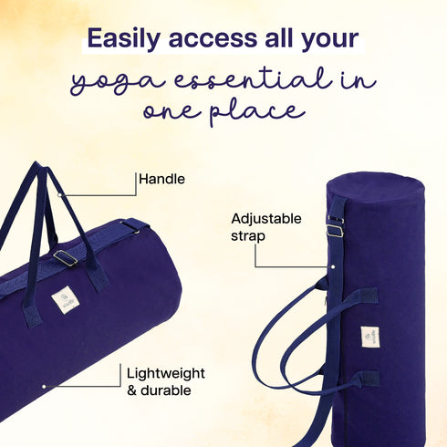 Wiselife Yoga Mat XL Duffle Bag (Up to 10mm Mat)