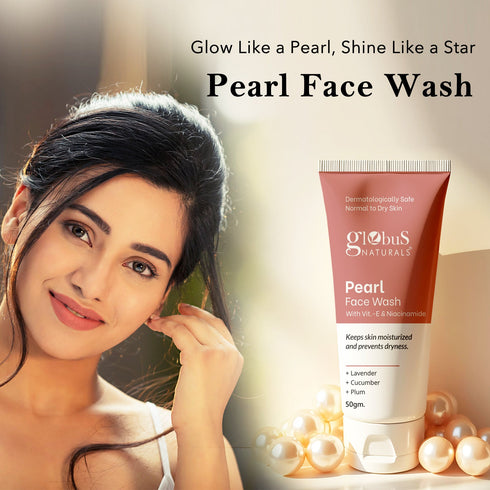 Pearl Face Wash with Vitamin-E & Niacinamide